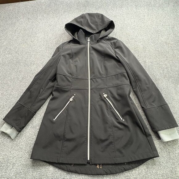 Betsy Johnson‎ Coat Women’s Large Full Zip Black Jacket Neutral Charm Tassels - Picture 1 of 14